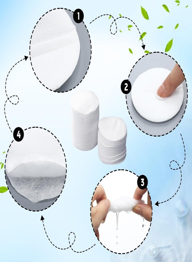 Threlaco 60 Pcs Hemorrhoid Pads for Fast Relief Cotton Pads for Use with Cream for Men Women Itching and Bleeding, Prevent Mess on Your Underwear - Image 3